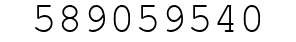 Number 589059540.