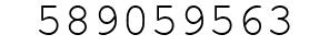 Number 589059563.