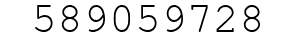 Number 589059728.
