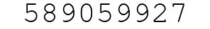 Number 589059927.