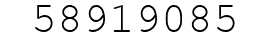 Number 58919085.