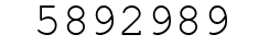 Number 5892989.