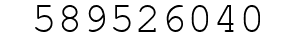 Number 589526040.