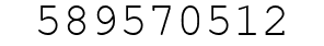 Number 589570512.