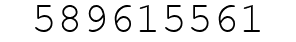 Number 589615561.