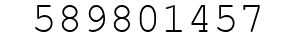 Number 589801457.