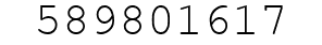 Number 589801617.