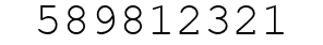 Number 589812321.