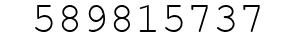 Number 589815737.