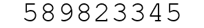 Number 589823345.