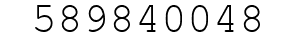 Number 589840048.