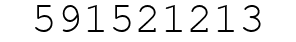 Number 591521213.