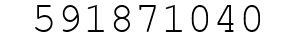 Number 591871040.