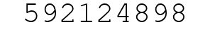 Number 592124898.