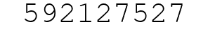 Number 592127527.
