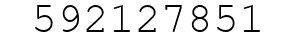 Number 592127851.