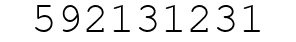 Number 592131231.