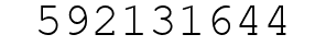 Number 592131644.