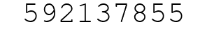 Number 592137855.