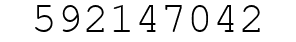 Number 592147042.