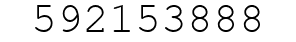 Number 592153888.