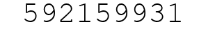 Number 592159931.