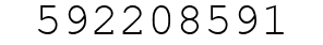 Number 592208591.