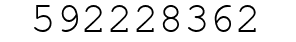 Number 592228362.