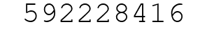 Number 592228416.