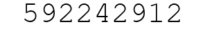Number 592242912.