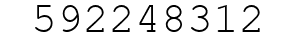Number 592248312.