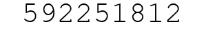 Number 592251812.