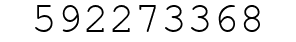 Number 592273368.