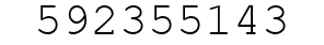 Number 592355143.