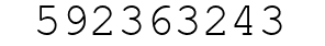 Number 592363243.