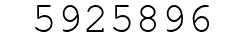 Number 5925896.