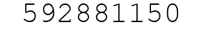 Number 592881150.