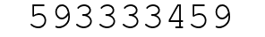 Number 593333459.