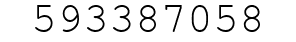 Number 593387058.