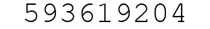Number 593619204.