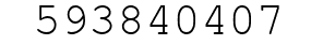 Number 593840407.