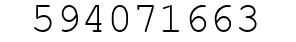 Number 594071663.