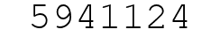 Number 5941124.