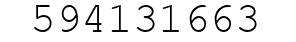 Number 594131663.