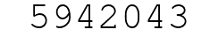 Number 5942043.