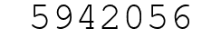 Number 5942056.