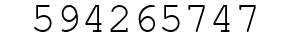 Number 594265747.