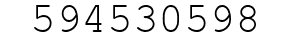 Number 594530598.