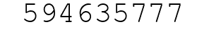 Number 594635777.