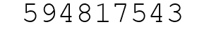 Number 594817543.